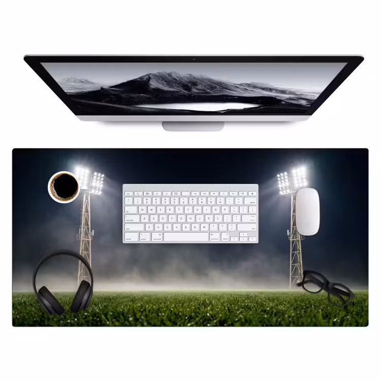 Bureau onderlegger - Stadion - Lichtmast - Sport - Nacht — 4