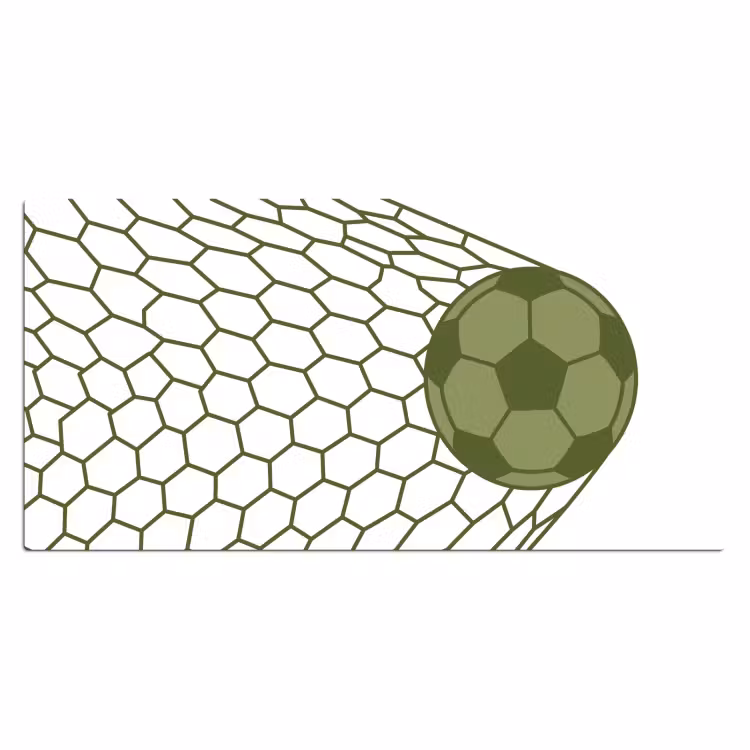 Bureau onderlegger - Voetbal - Goal - Sport - Groen — 2
