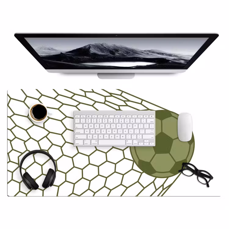 Bureau onderlegger - Voetbal - Goal - Sport - Groen — 4