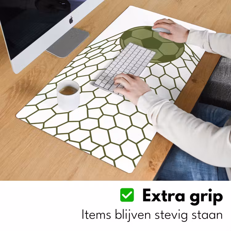 Bureau onderlegger - Voetbal - Goal - Sport - Groen — 6