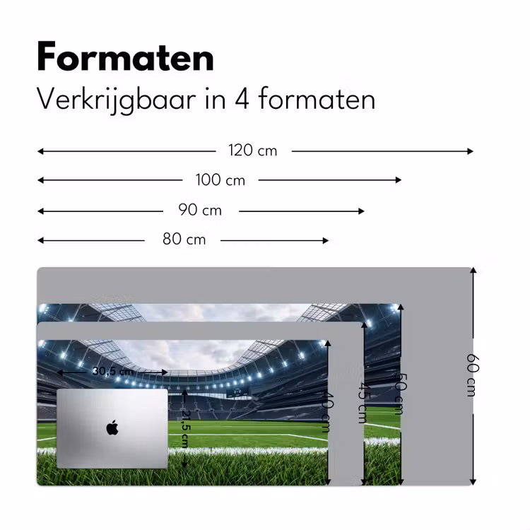 Bureau onderlegger - Voetbal - Stadion - Sport - Groen — 8