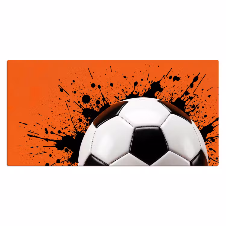 Bureau onderlegger - Voetbal - Verf - Sport - Oranje — 2