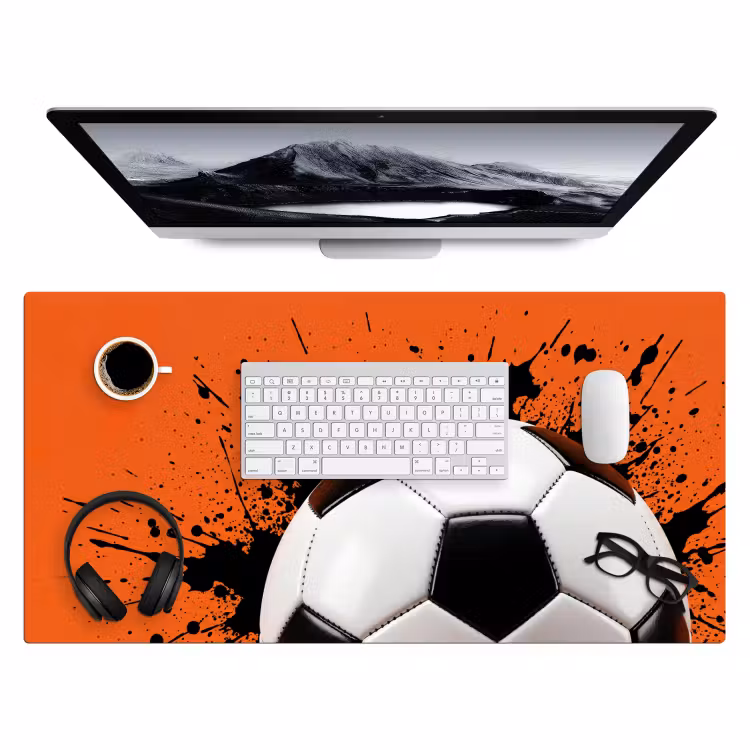 Bureau onderlegger - Voetbal - Verf - Sport - Oranje — 4