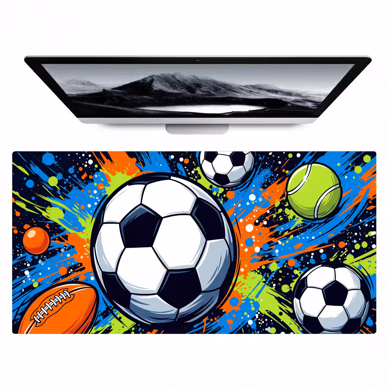 Bureau onderlegger - Sport - Ballen - Kleurrijk — 1