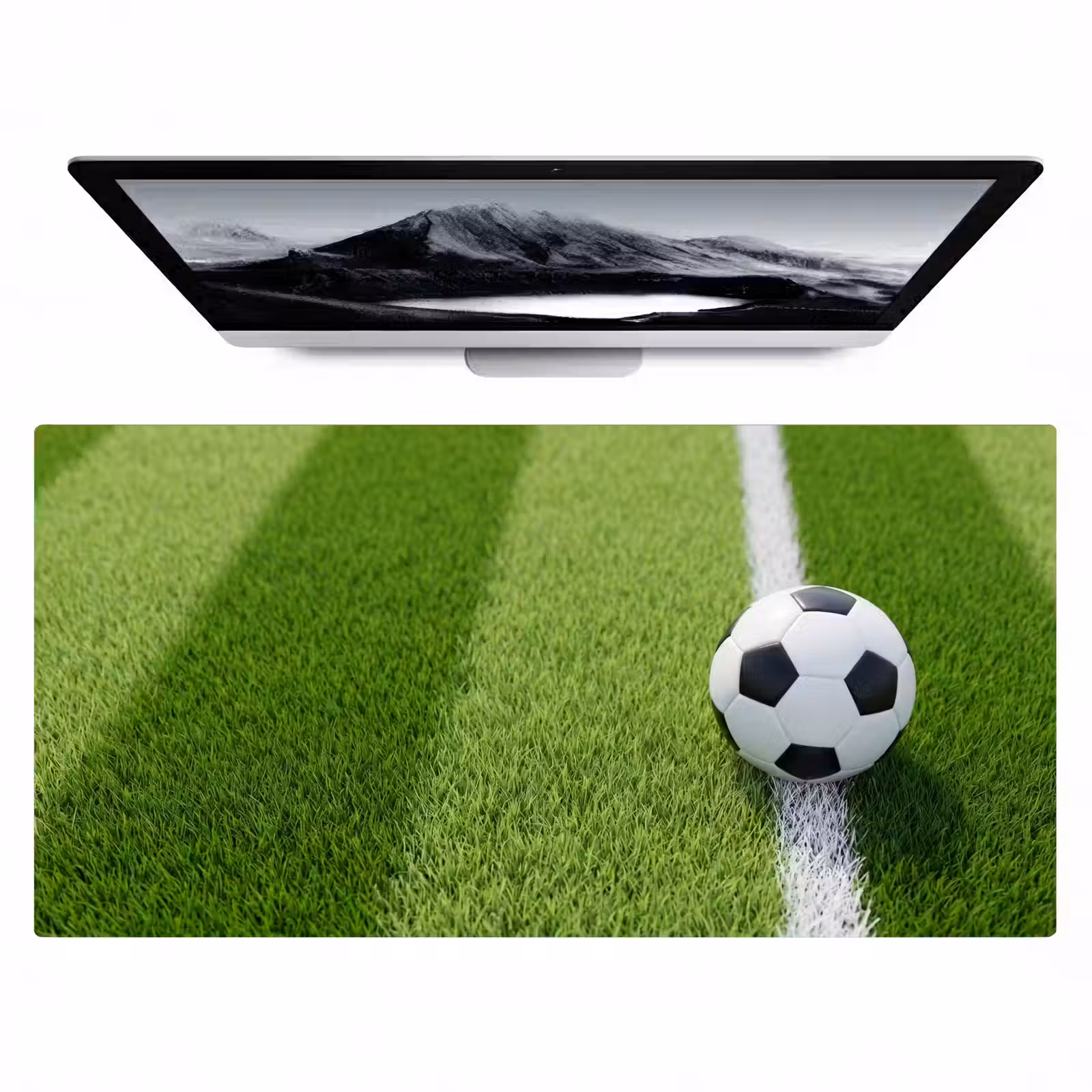 Bureau onderlegger - Voetbal - Grasveld - Sport - Groen — 1