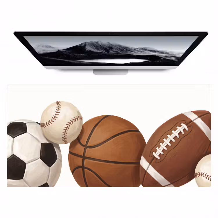 Bureau onderlegger - Sport - Ballen - Illustratie — 1