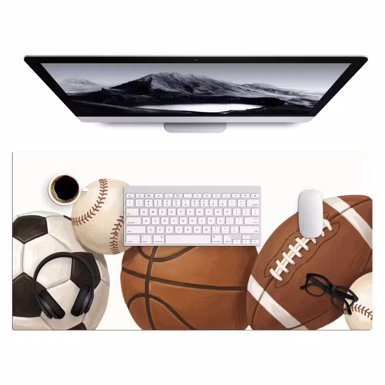 Bureau onderlegger - Sport - Ballen - Illustratie — 4