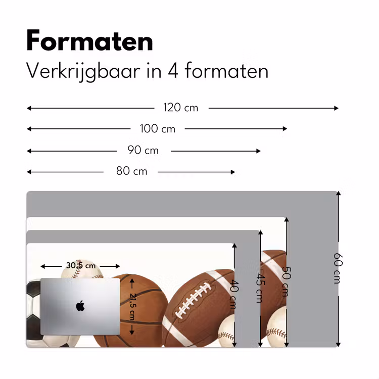 Bureau onderlegger - Sport - Ballen - Illustratie — 8