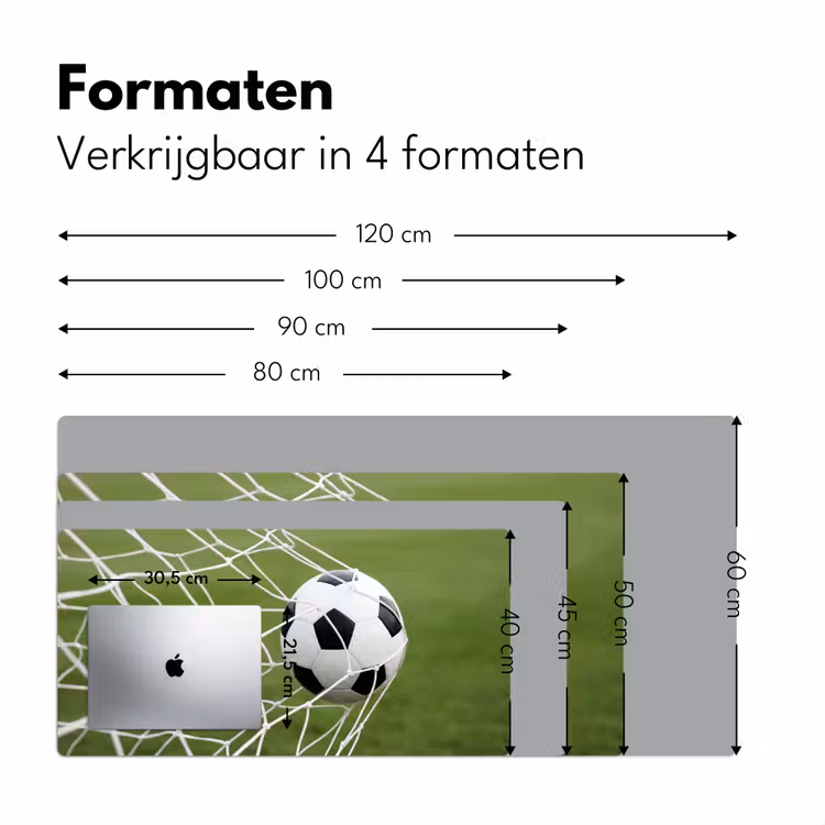 Bureau onderlegger - Voetbal - Goal - Net - Sport — 8