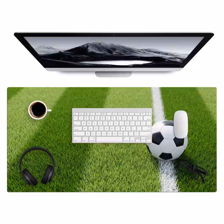 Bureau onderlegger - Voetbal - Grasveld - Sport - Groen — 4