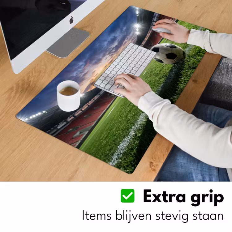 Bureau onderlegger - Voetbal - Stadion - Sport - Groen — 6
