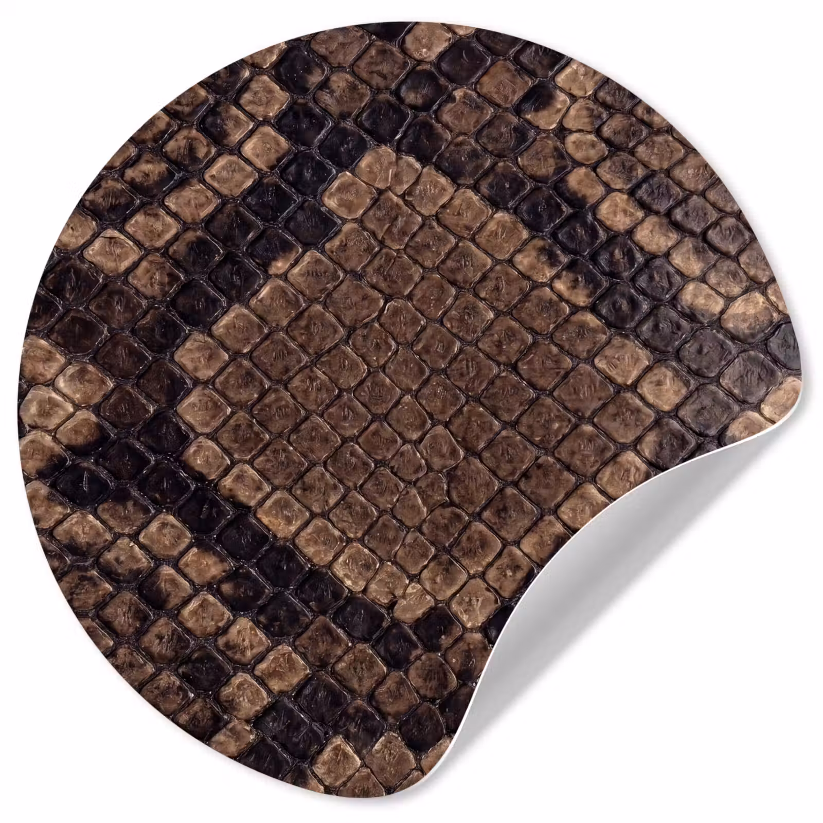 Behangcirkel - Python - Schubben - Brons — 1