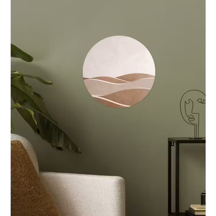 Behangcirkel - Abstract - Golven - Modern - Beige — 3