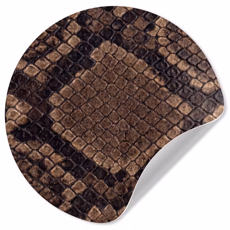 Behangcirkel - Python - Schubben - Brons — 1