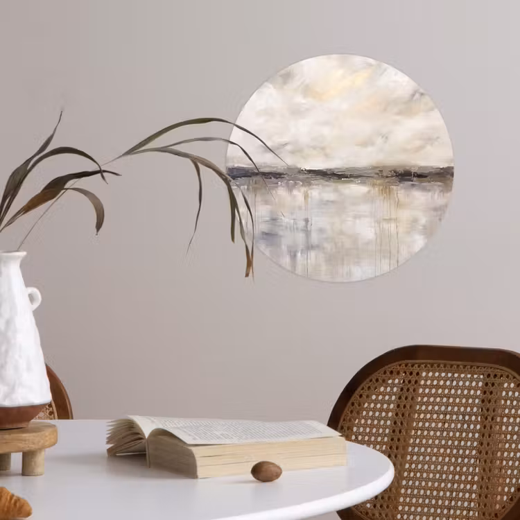 Behangcirkel - Landschap - Horizon - Natuur - Abstract - Neutraal — 4