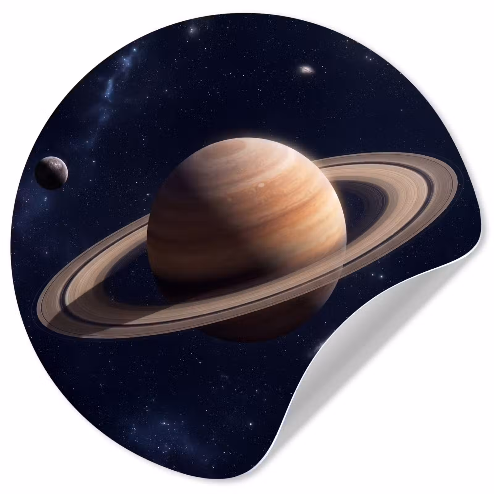 Behangcirkel - Planeten - Saturnus - Ruimte — 1