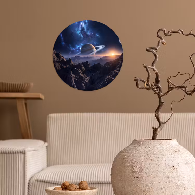 Behangcirkel - Fantasy - Kosmos - Landschap — 2