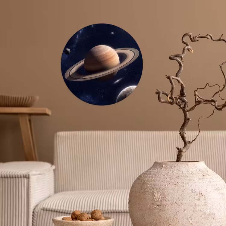 Behangcirkel - Planeten - Saturnus - Ruimte — 2
