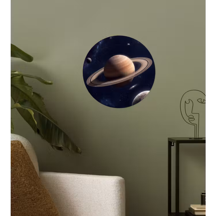 Behangcirkel - Planeten - Saturnus - Ruimte — 3