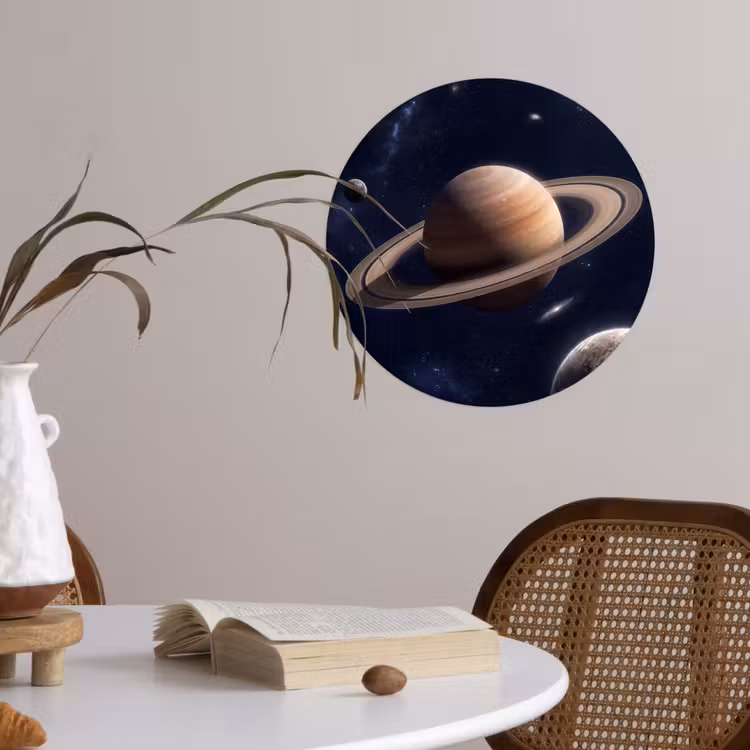 Behangcirkel - Planeten - Saturnus - Ruimte — 4