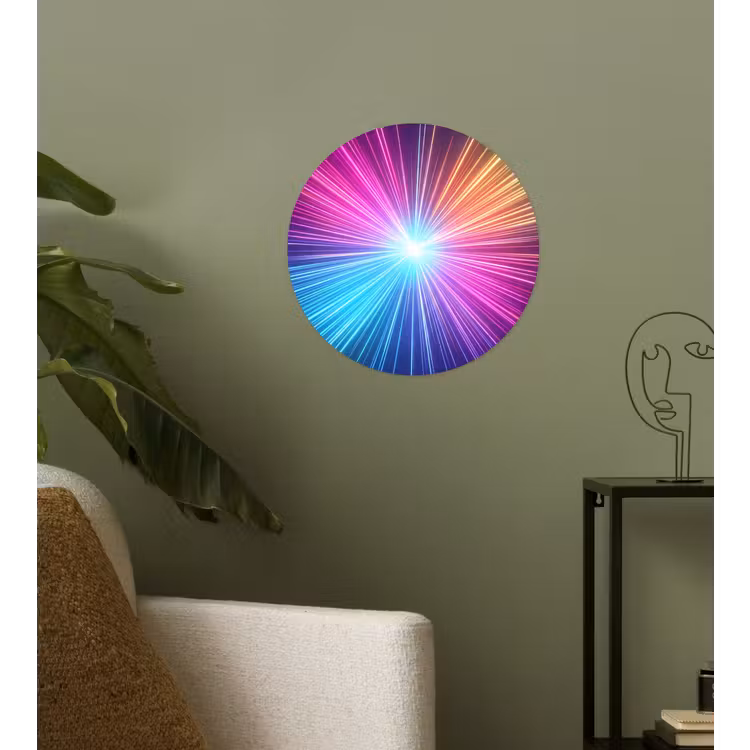 Behangcirkel - Abstract - Light - Burst - Modern - Colorful — 3
