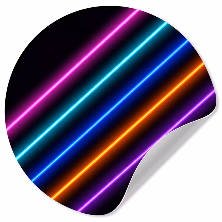 Behangcirkel - Esthetiek - Retro - Neon — 1