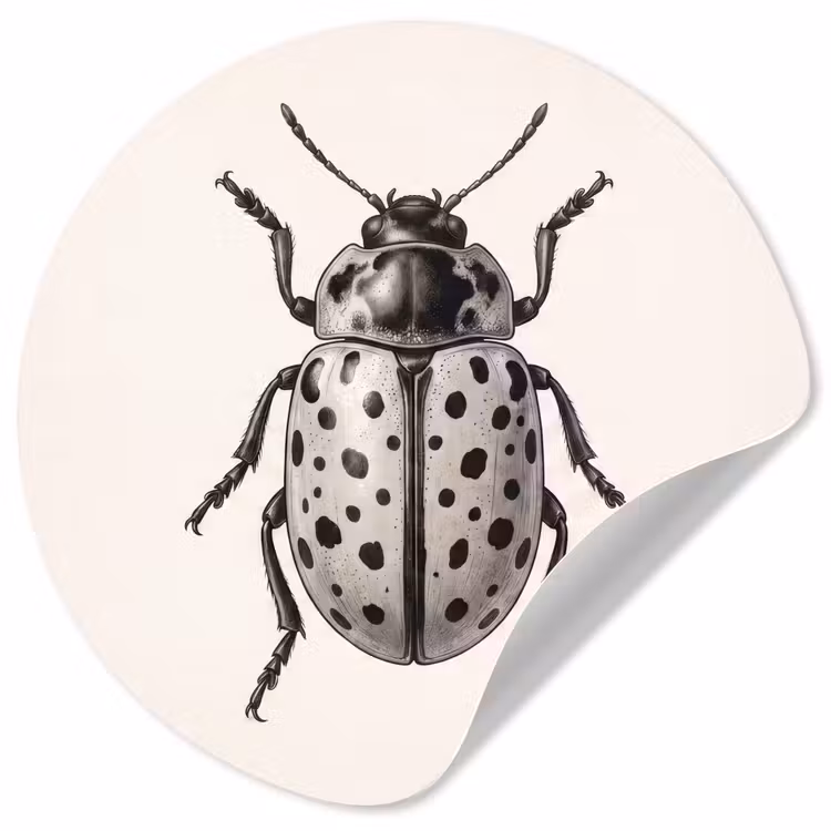Behangcirkel - Kever - Insect - Vintage — 1