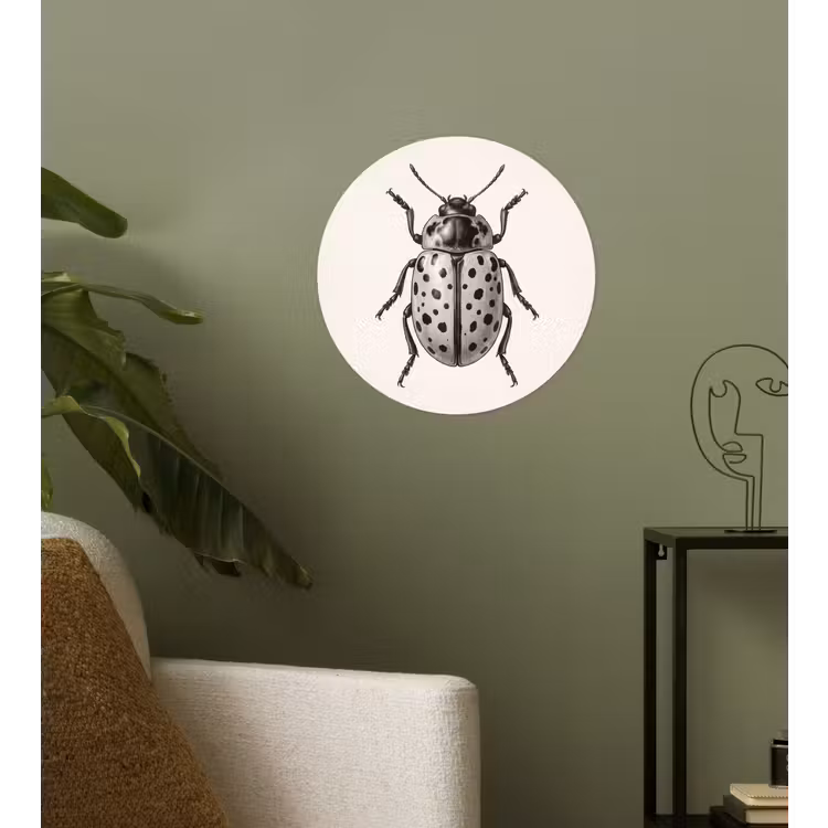 Behangcirkel - Kever - Insect - Vintage — 3