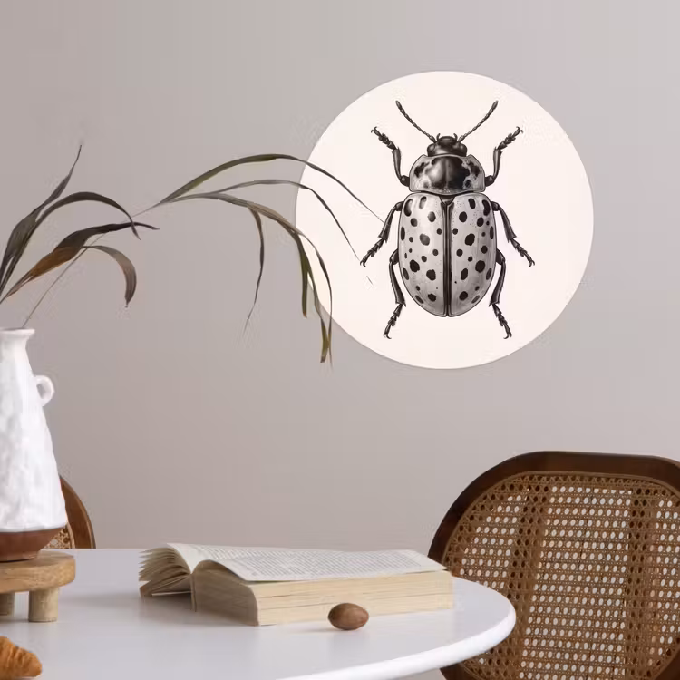 Behangcirkel - Kever - Insect - Vintage — 4