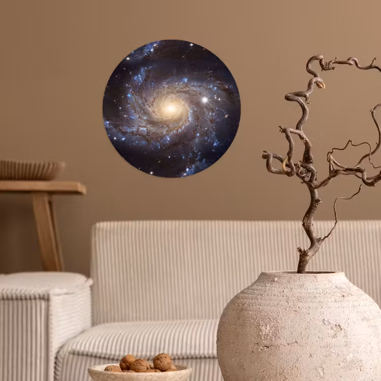 Behangcirkel - Kosmos - Sterrenstelsel - Donker — 2