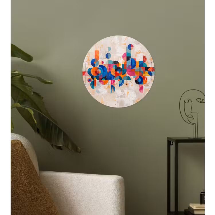 Behangcirkel - Kunst - Geometrisch - Abstract - Kleurrijk — 3
