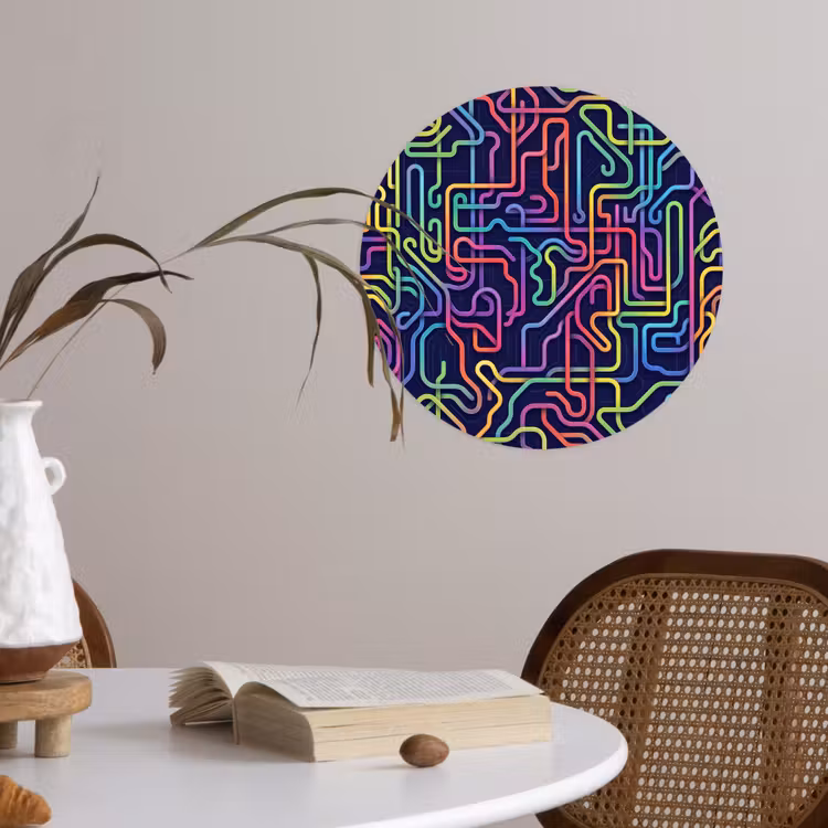 Behangcirkel - Retro - Abstract - Neon — 4