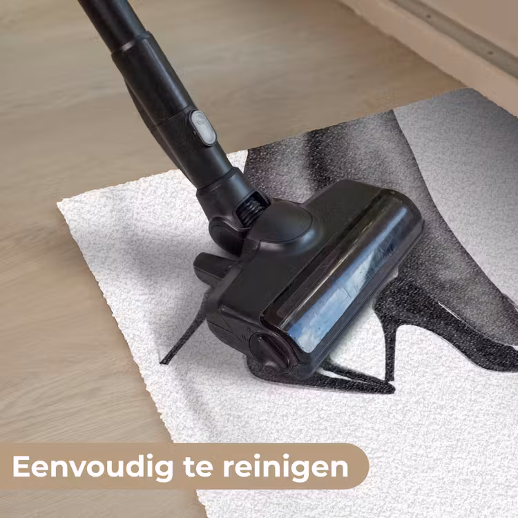 Deurmat - Benen - Hakken - Glas - Zwart - Wit - Speels — 9