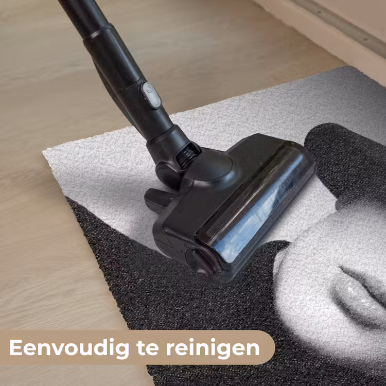 Deurmat - Vrouw - Schaduw - Zwart - Wit - Mysterieus — 9
