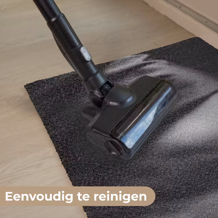 Deurmat - Schouder - Zijde - Rug - Zwart - Wit - Elegant — 9