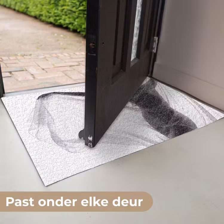 Deurmat - Silhouet - Sluier - Vormen - Zwart - Wit - Sensueel — 7
