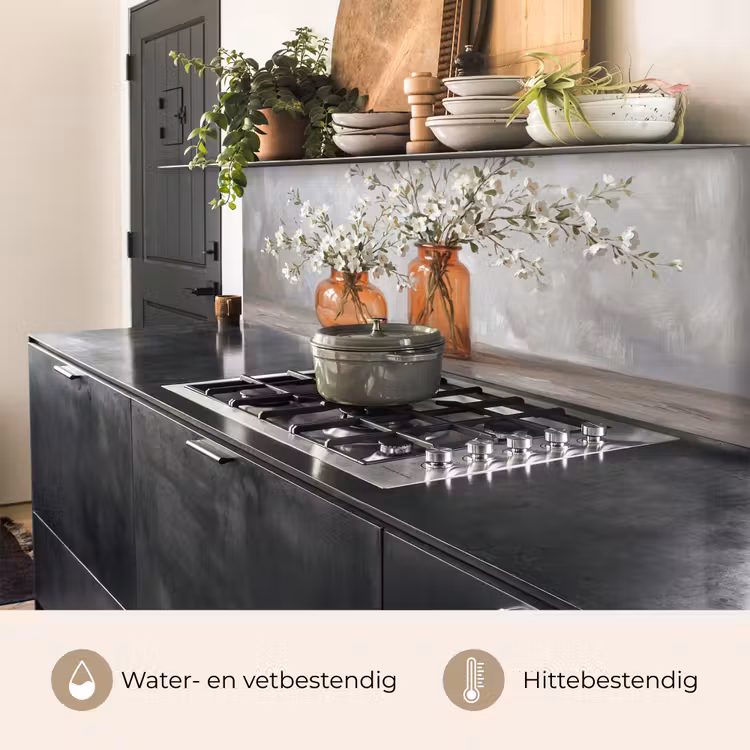 Keuken achterwand - Vazen - Bloemen - Oranje — 3