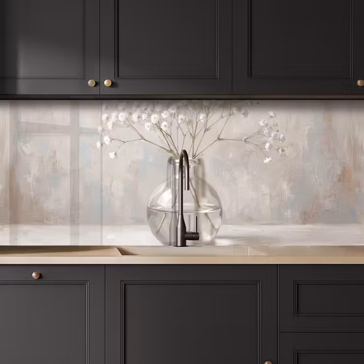 Keuken achterwand - Gipskruid - Vaas - Wit — 6