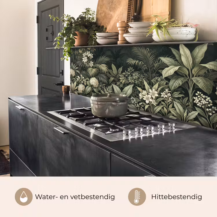 Keuken achterwand - Jungle - Bladeren - Botanisch - Groen — 3
