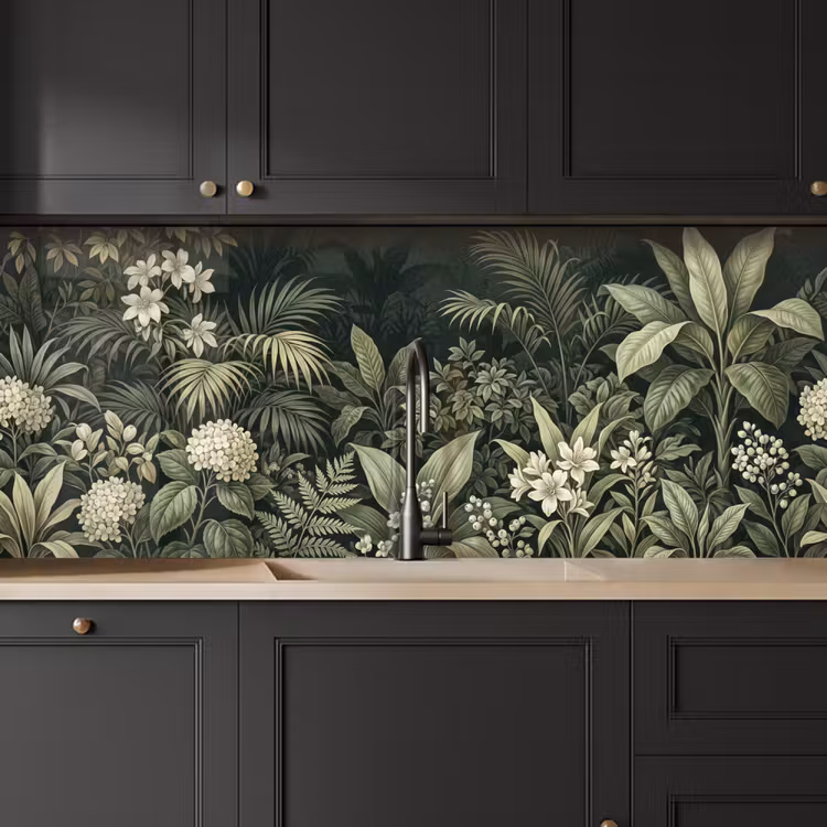 Keuken achterwand - Jungle - Bladeren - Botanisch - Groen — 6