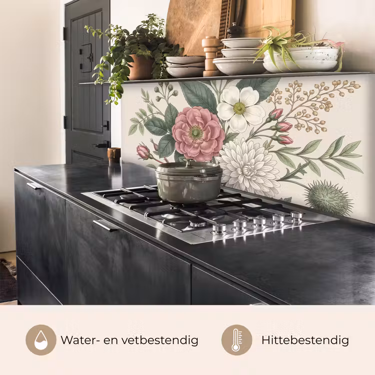 Keuken achterwand - Romantisch - Design - Kleurrijk — 3