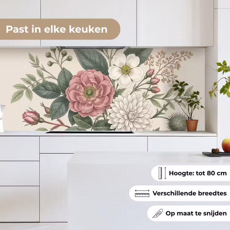 Keuken achterwand - Romantisch - Design - Kleurrijk — 4