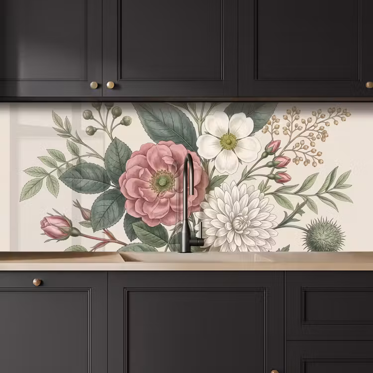 Keuken achterwand - Romantisch - Design - Kleurrijk — 6