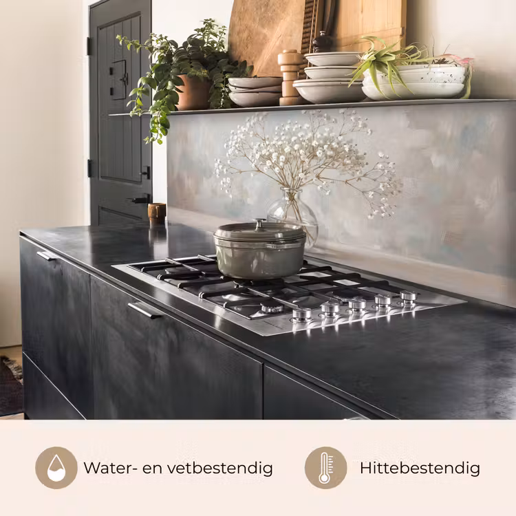 Keuken achterwand - Vaas - Gipskruid - Wit — 3
