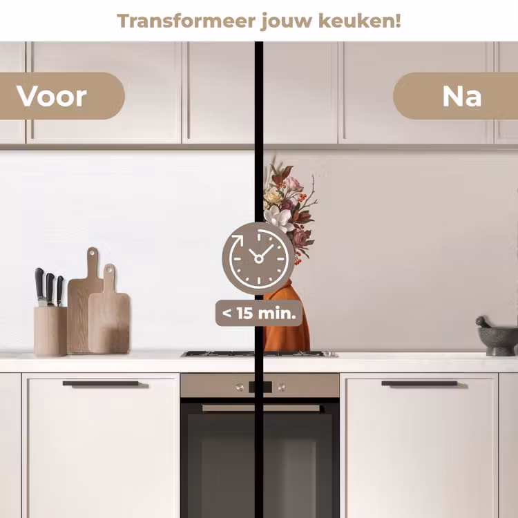 Keuken achterwand - Gezicht - Boeket - Kleurrijk — 2
