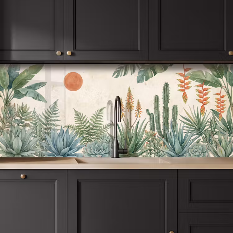 Keuken achterwand - Woestijn - Planten - Groen — 6