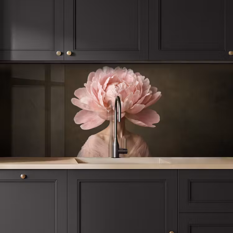 Keuken achterwand - Gezicht - Roos - Roze — 6