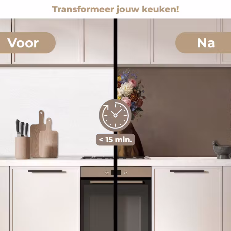 Keuken achterwand - Meesterwerk - Modern - Kleurrijk — 2