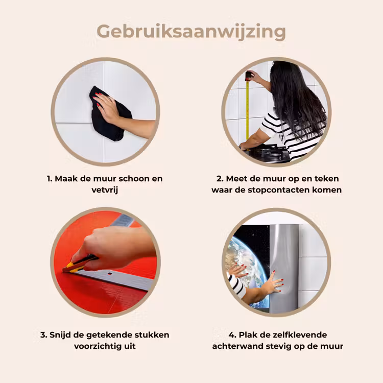 Keuken achterwand - Aarde - Ruimte - Blauw - Groen — 7