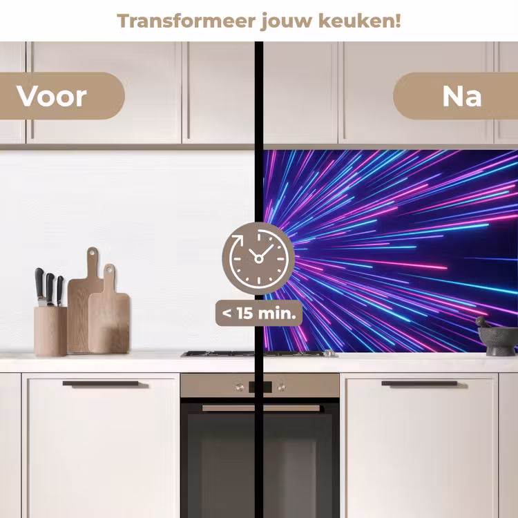 Keuken achterwand - Dynamisch - Ruimte - Kleurrijk — 2